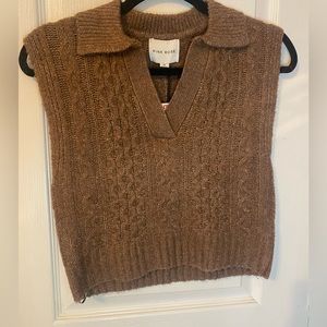 Women’s size XS brown sweater vest